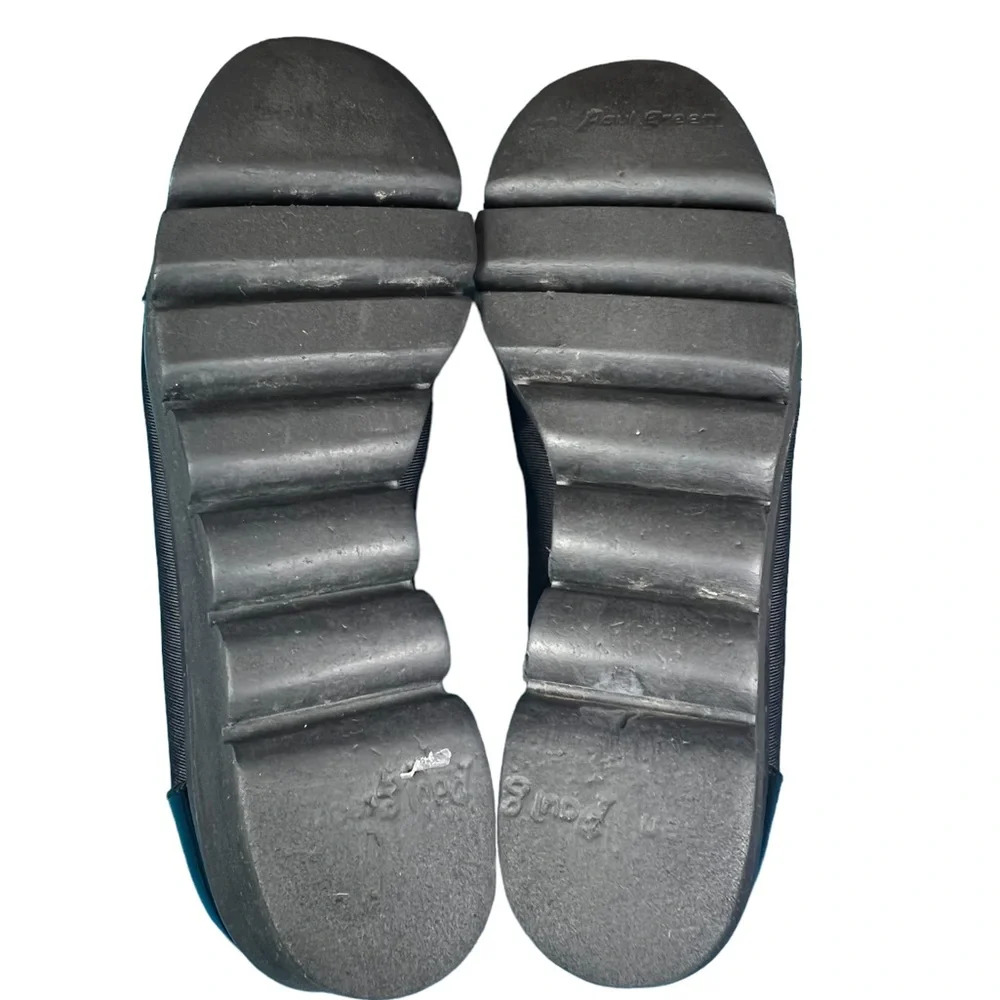 90’s Paul Green Nylon and Patent Black Slip-on Elastic Wedge - Picture 8 of 9